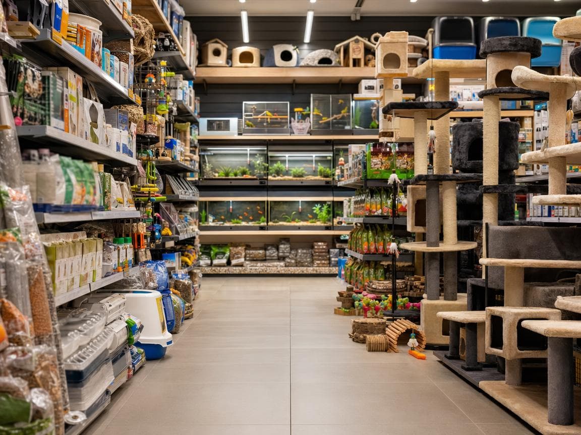 Animalerie équipée de Sora Caisse POS