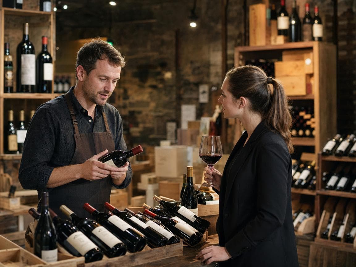 Caviste équipé de Sora Caisse POS