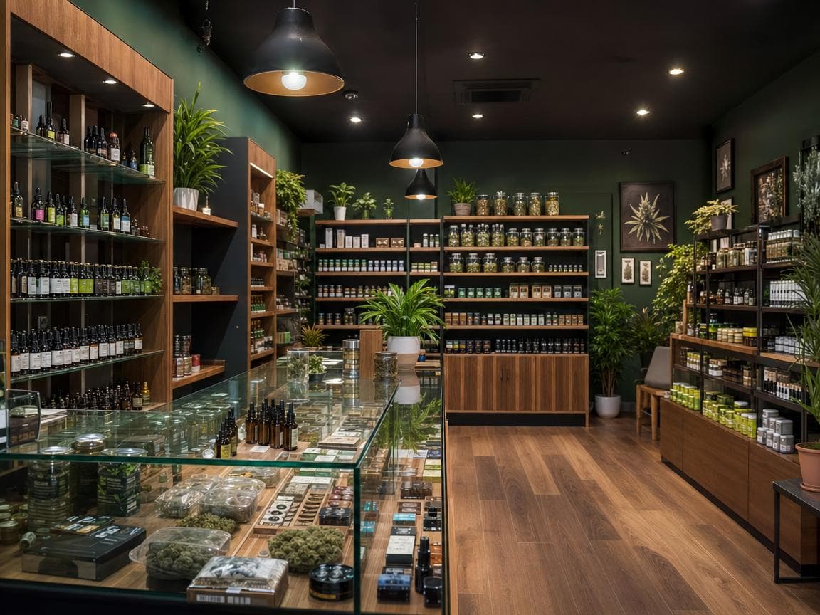 Boutique CBD équipée de Sora Caisse POS